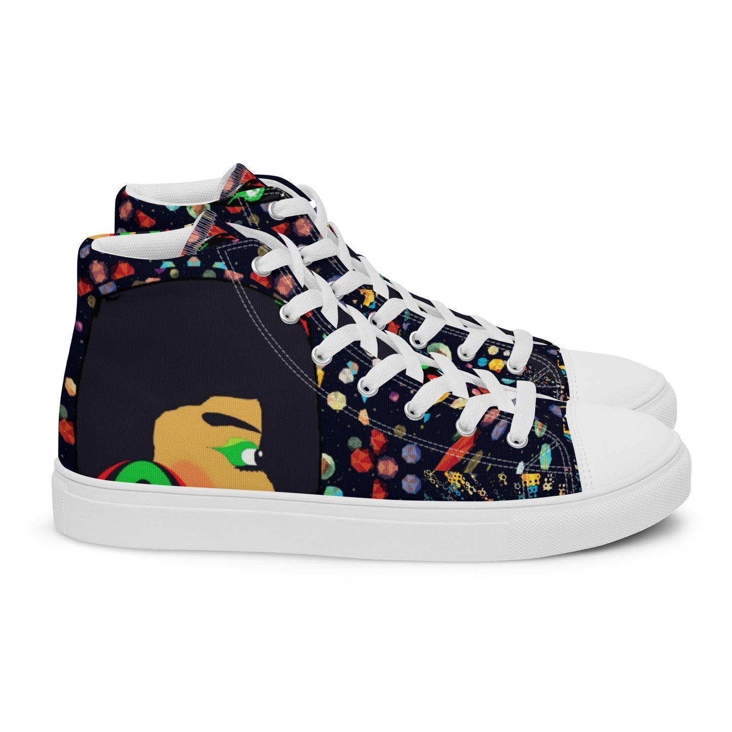 Women’s high top canvas shoes