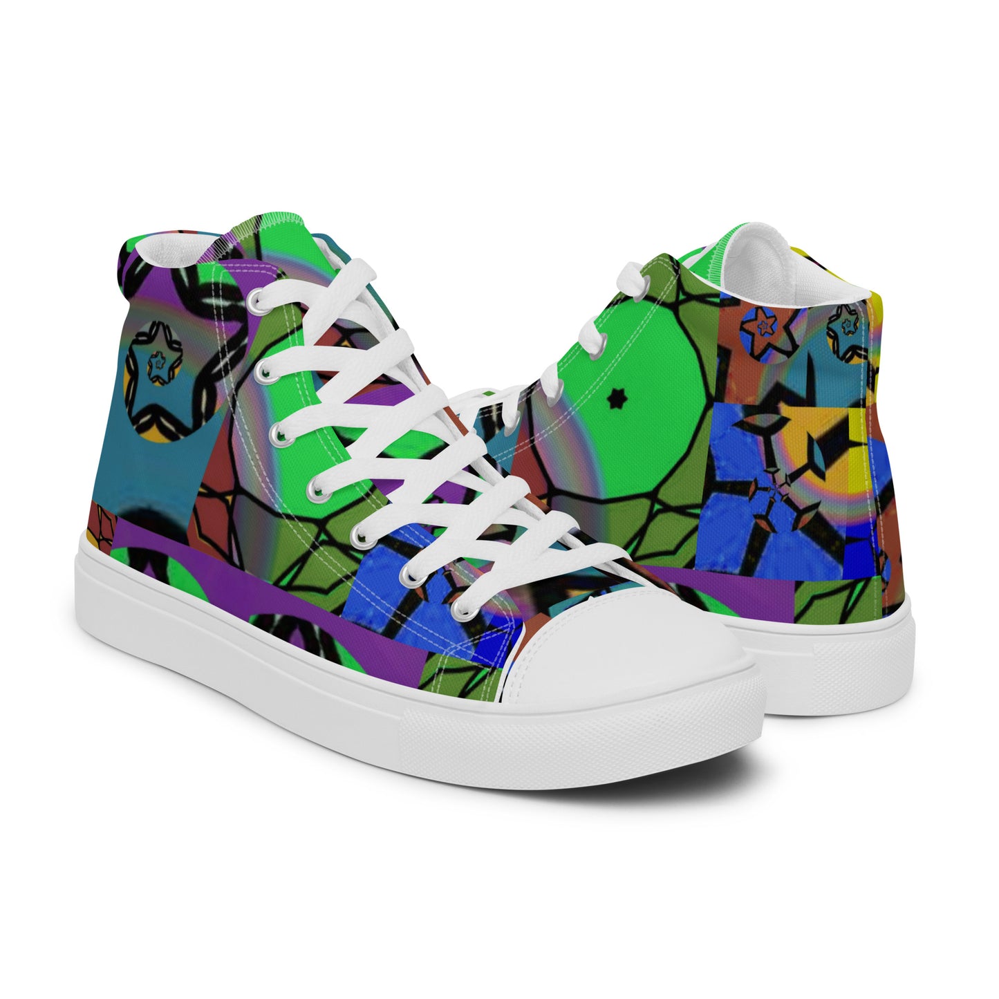 Women’s high top canvas shoes