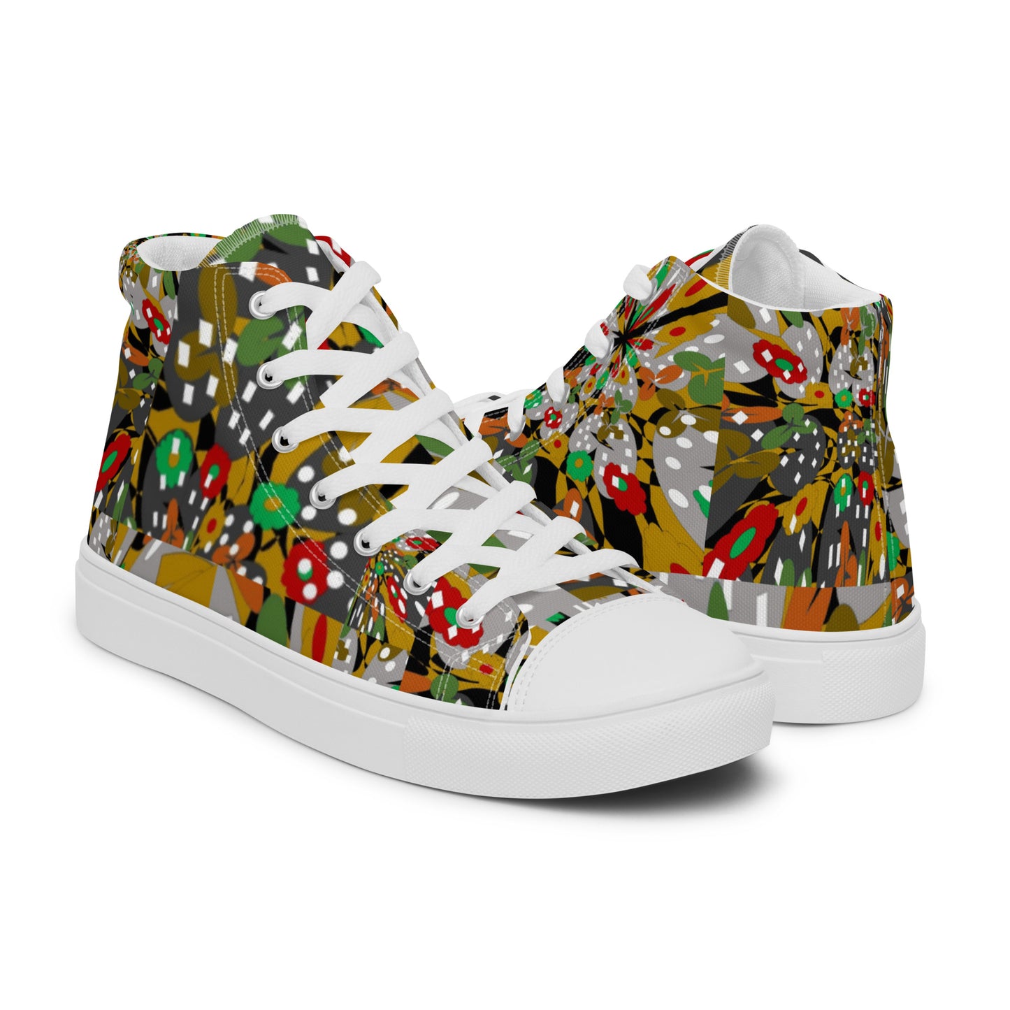 Women’s high top canvas shoes