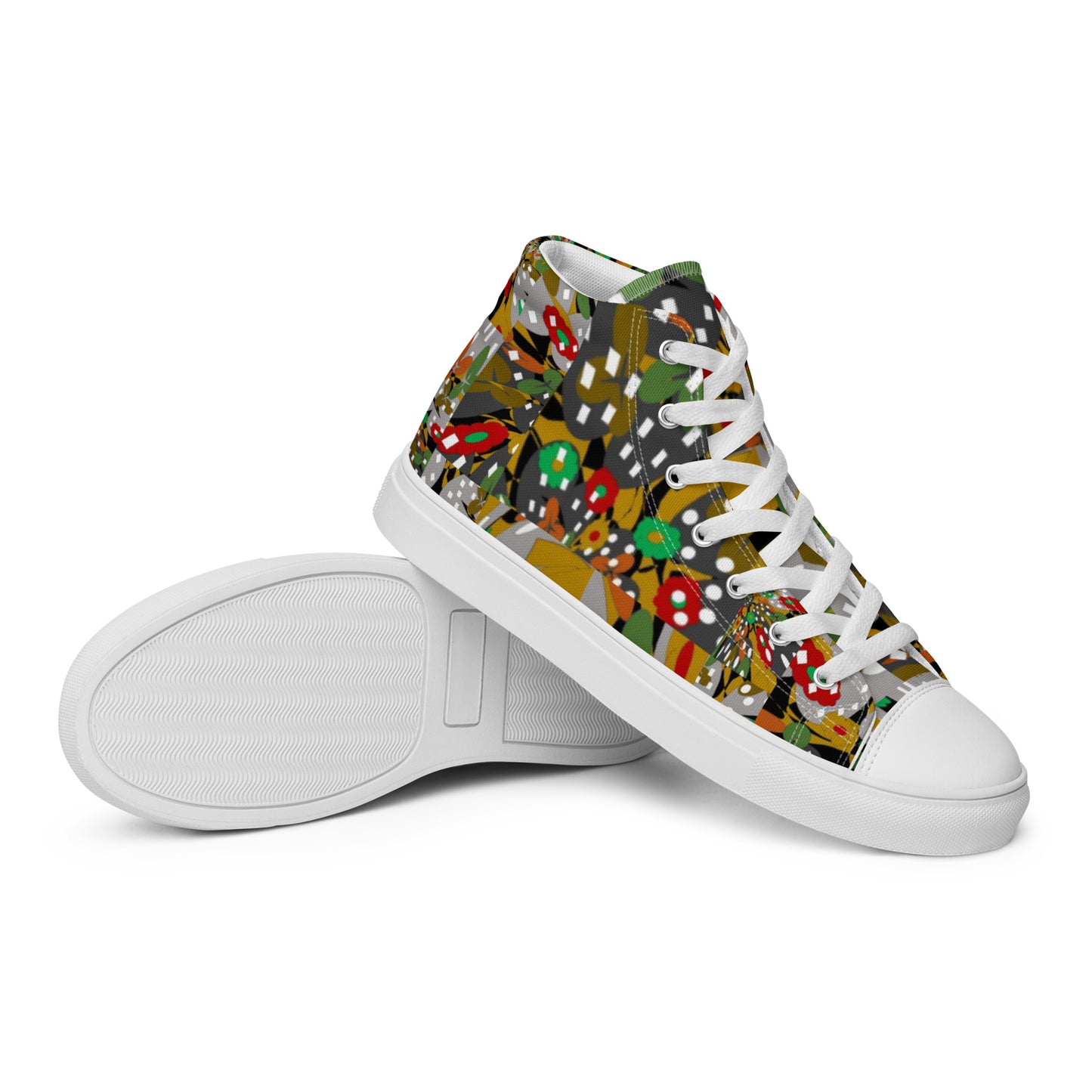 Women’s high top canvas shoes