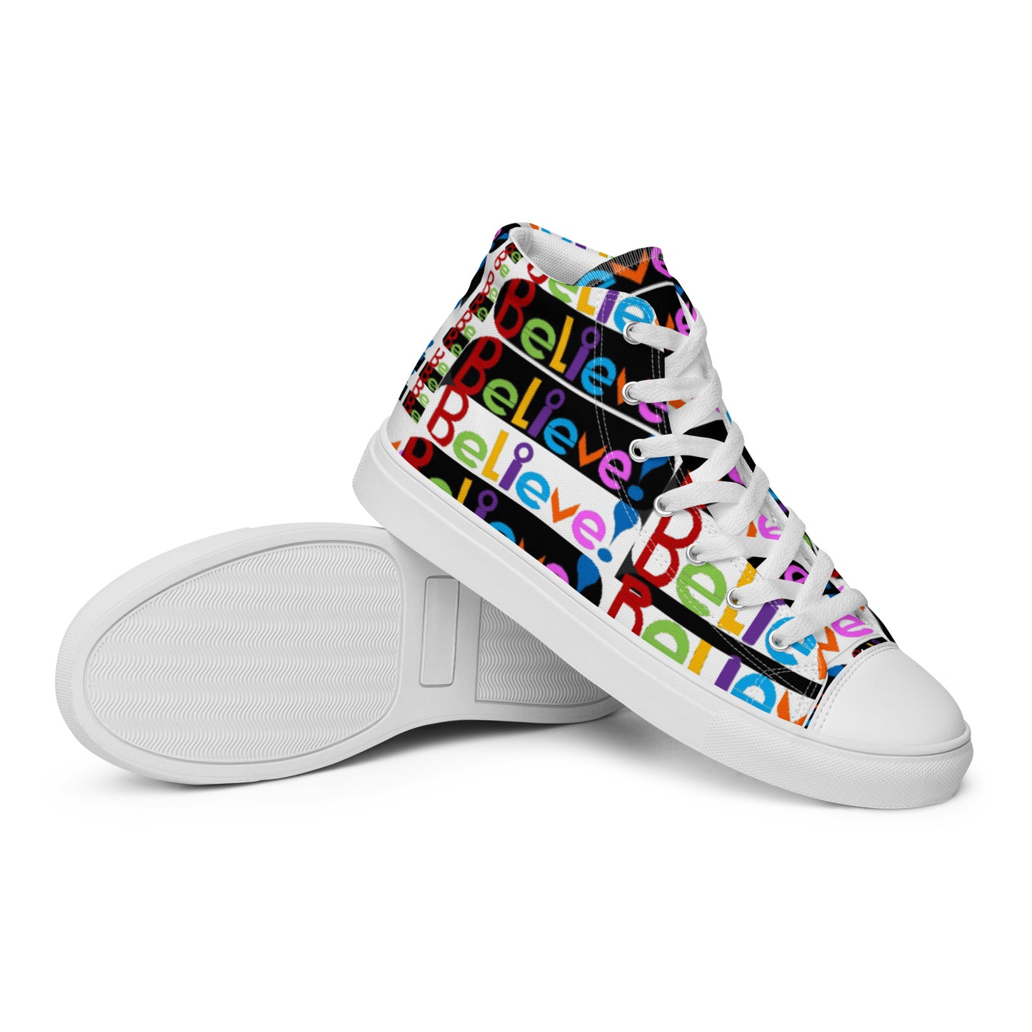 Women’s high top canvas shoes