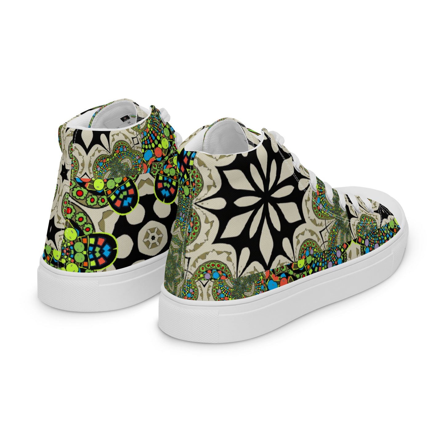 Women’s high top canvas shoes