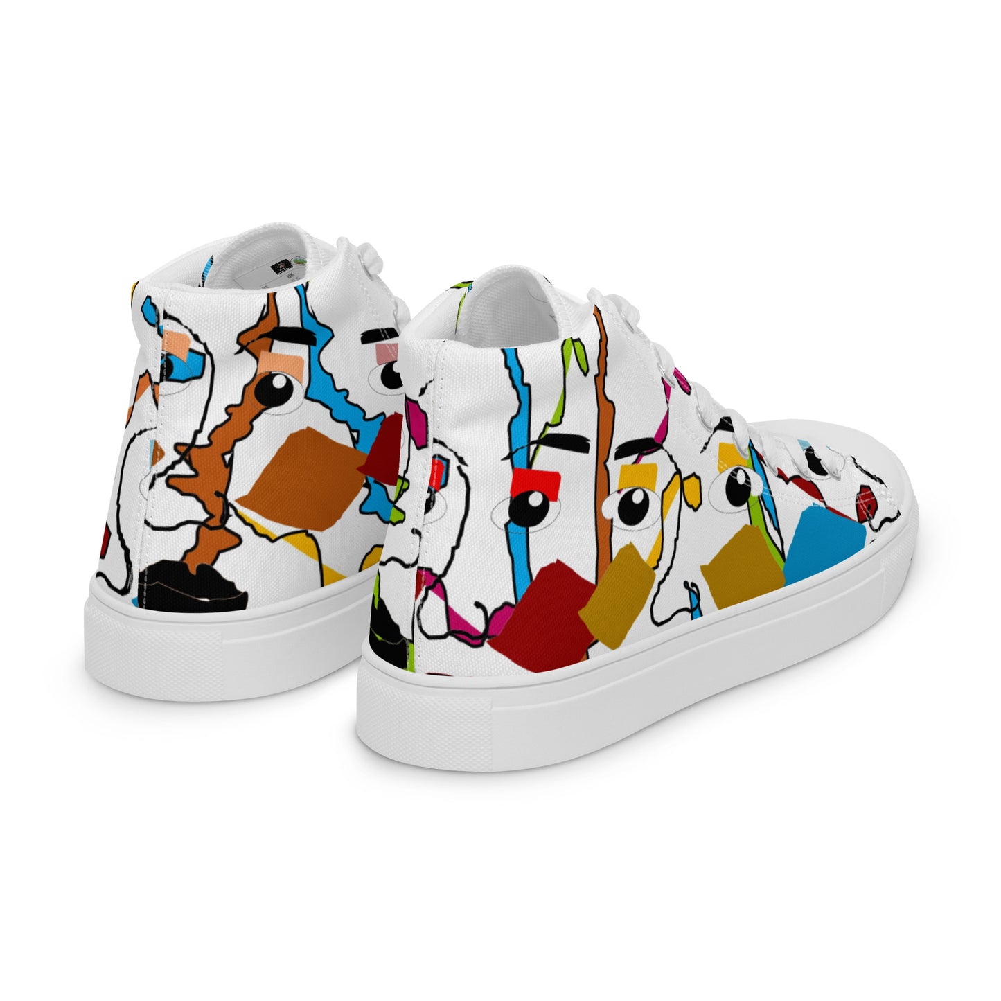 Women’s high top canvas shoes