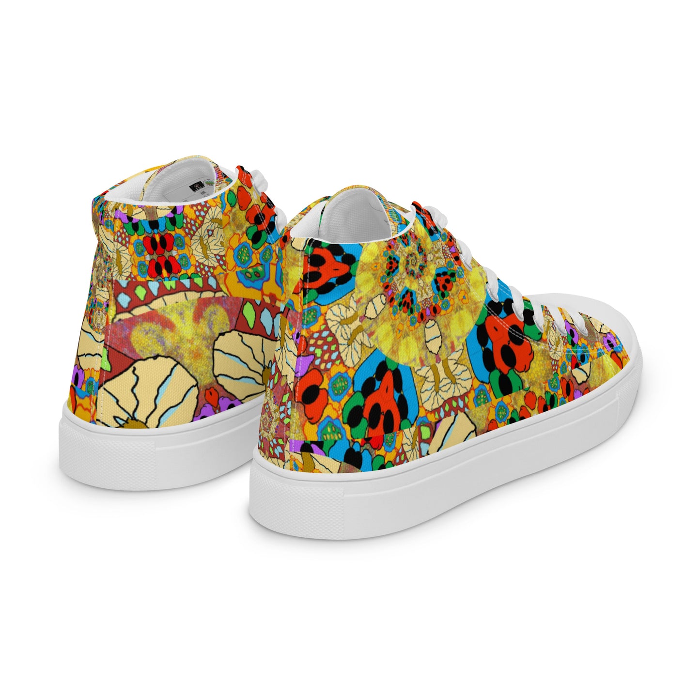 Women’s high top canvas shoes