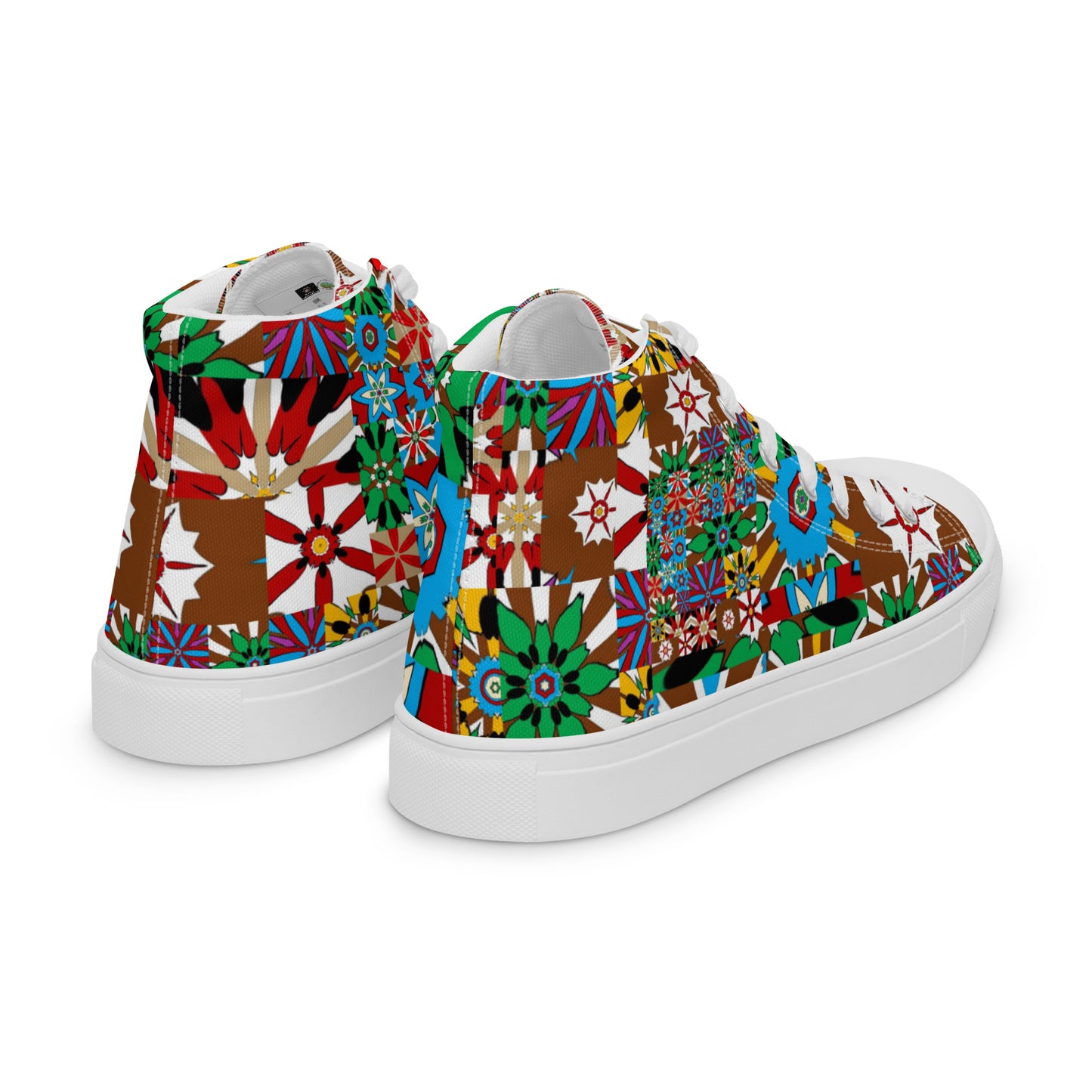 Women’s high top canvas shoes