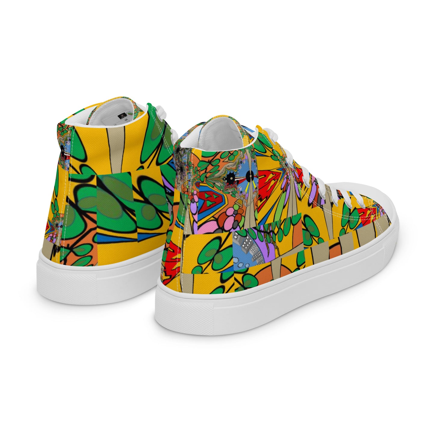 Women’s high top canvas shoes