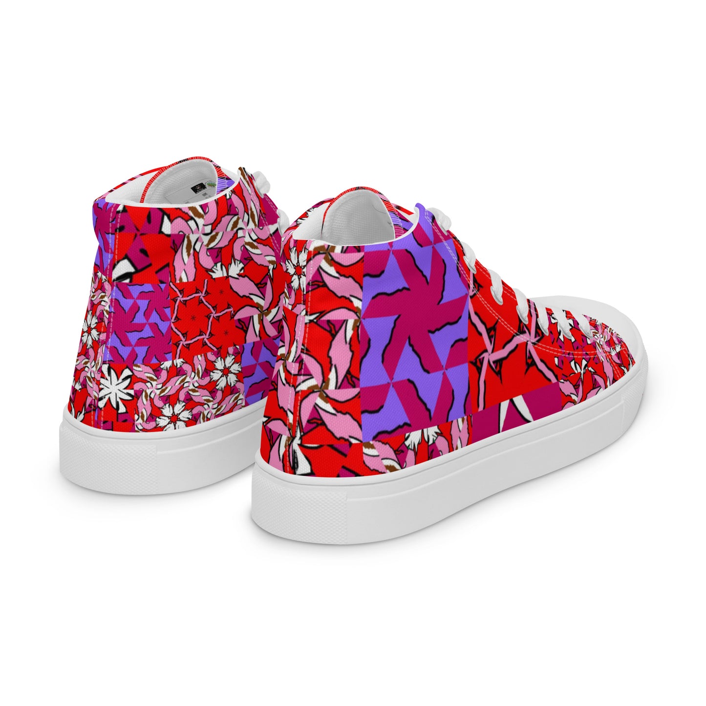 Women’s high top canvas shoes