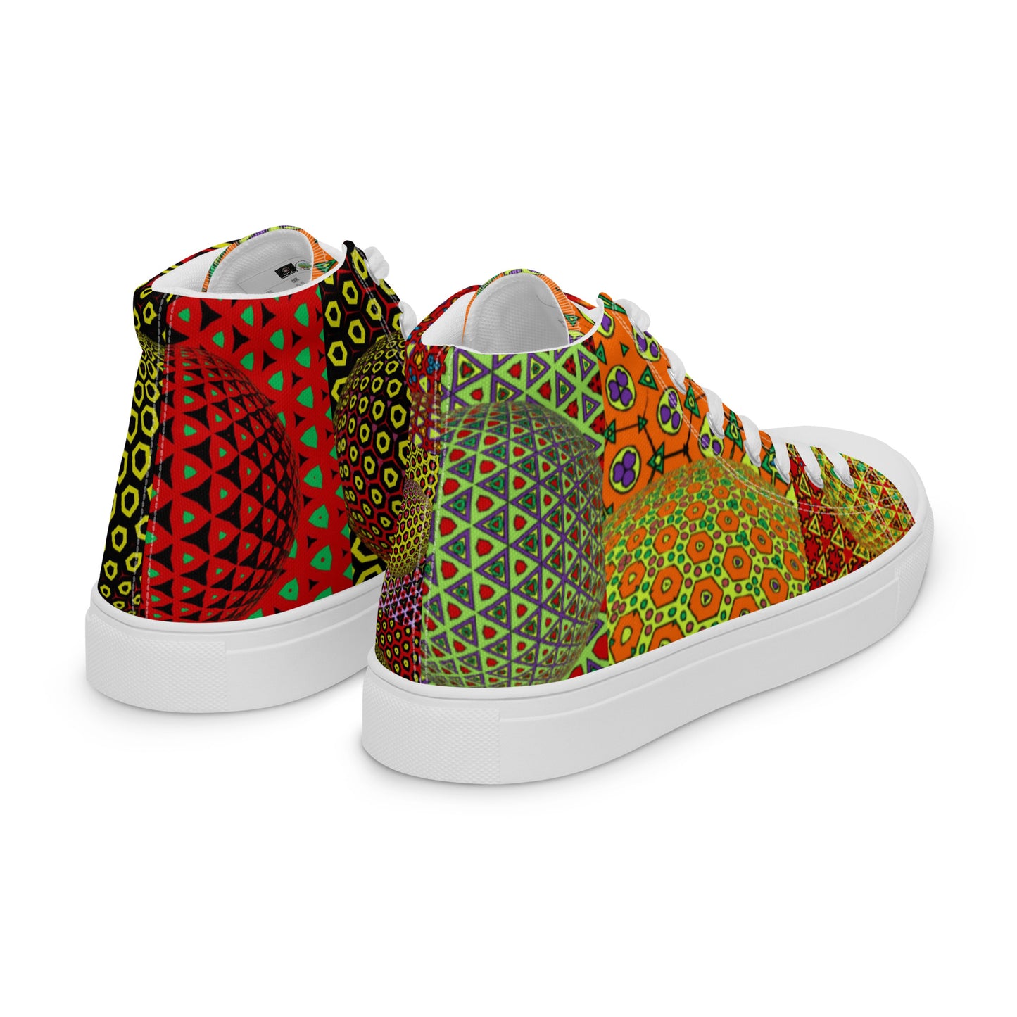 Women’s high top canvas shoes