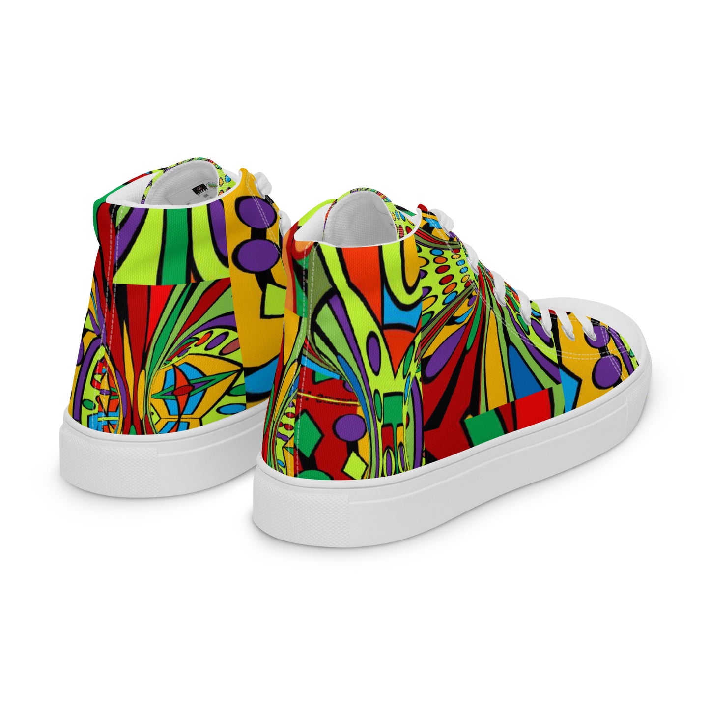 Women’s high top canvas shoes