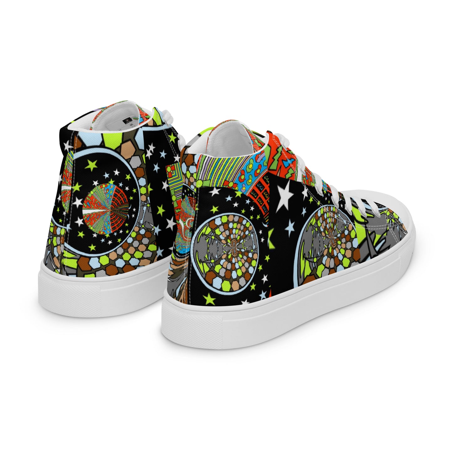 Women’s high top canvas shoes