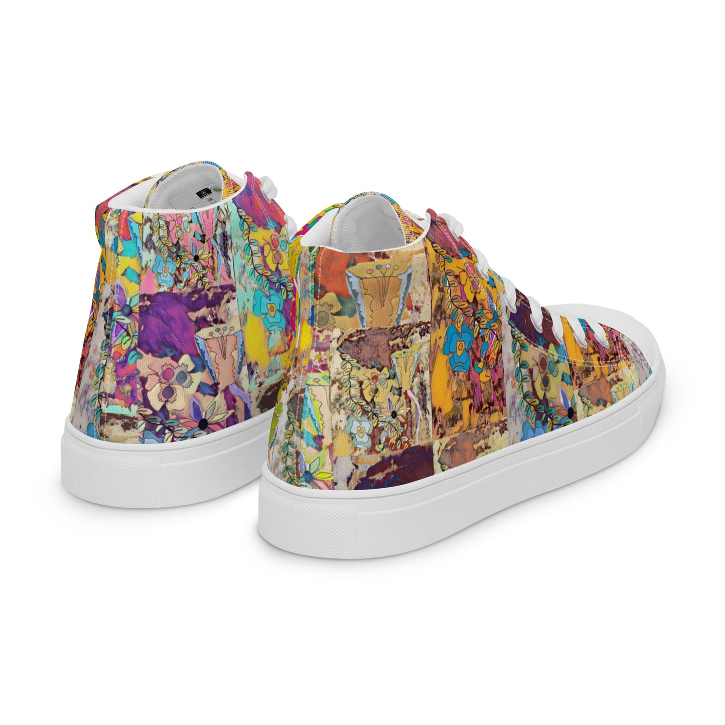 Women’s high top canvas shoes