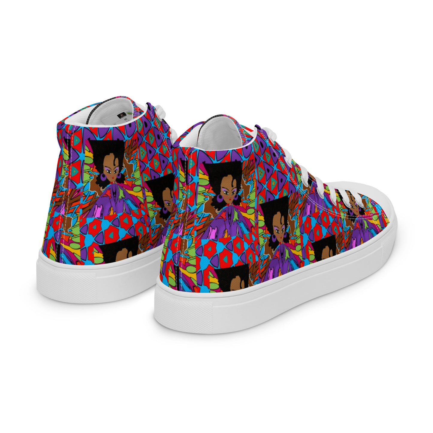 Women’s high top canvas shoes