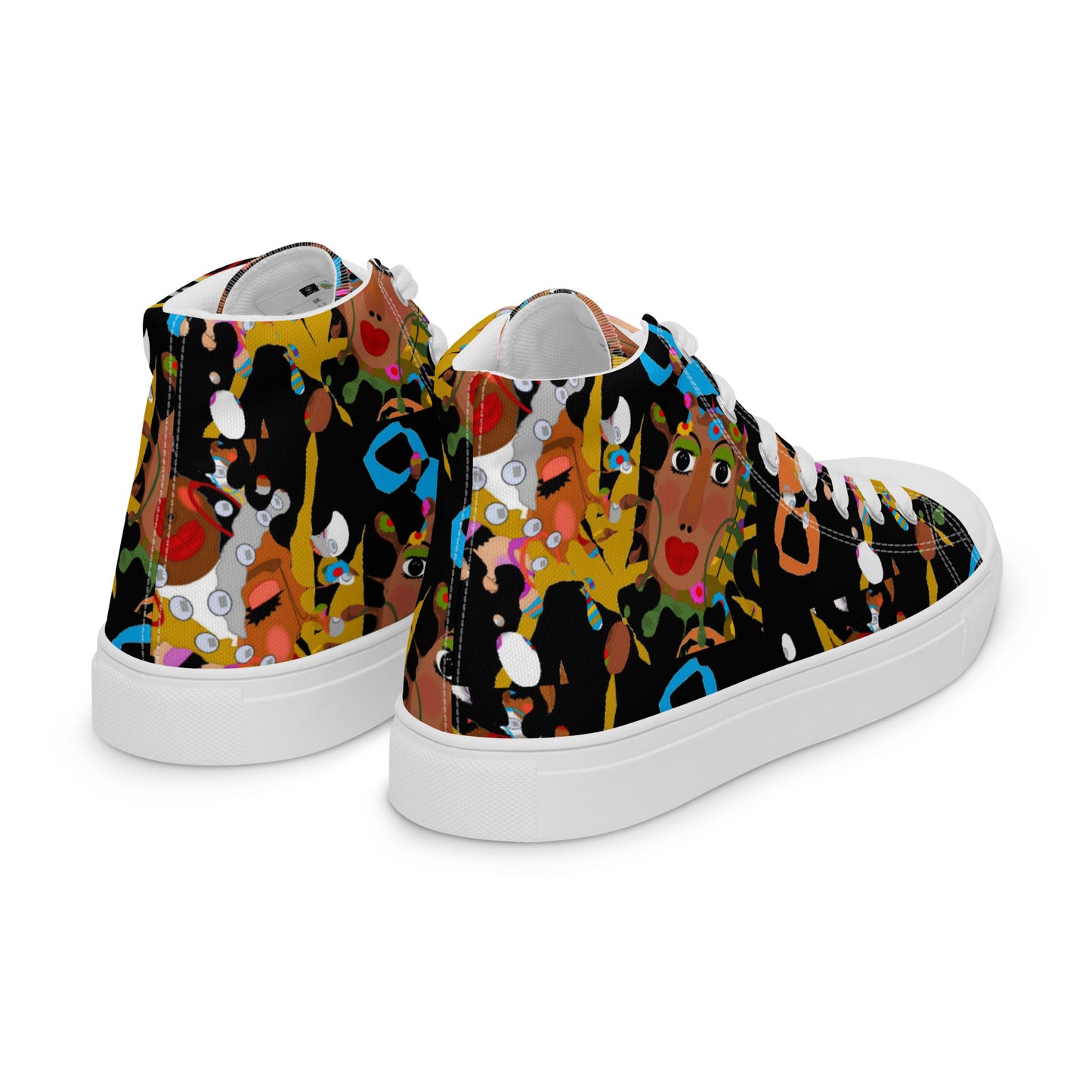 Women’s high top canvas shoes