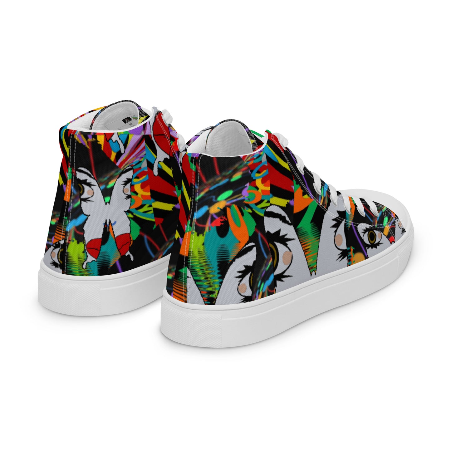 Women’s high top canvas shoes