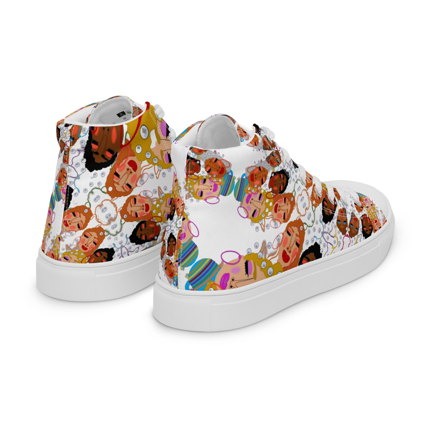 Women’s high top canvas shoes