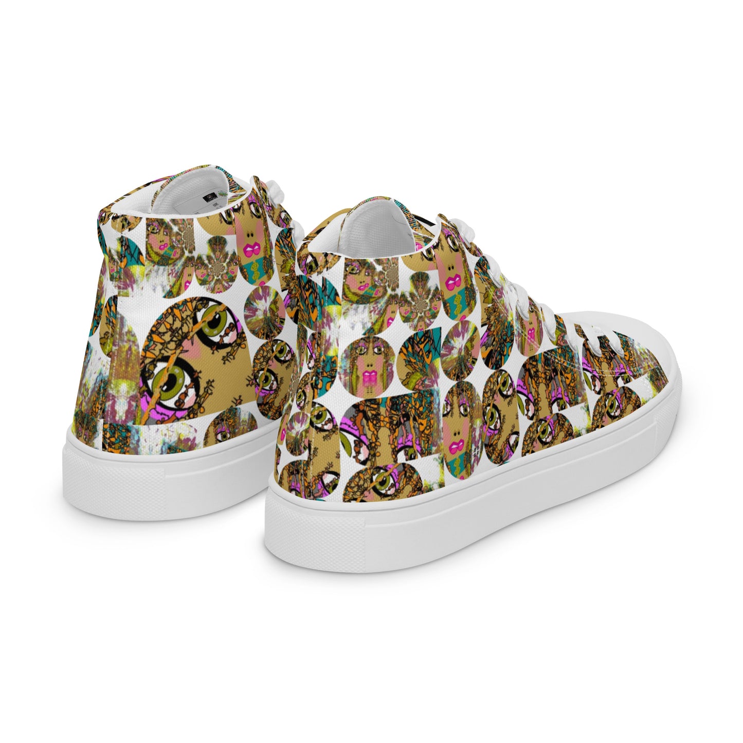 Women’s high top canvas shoes