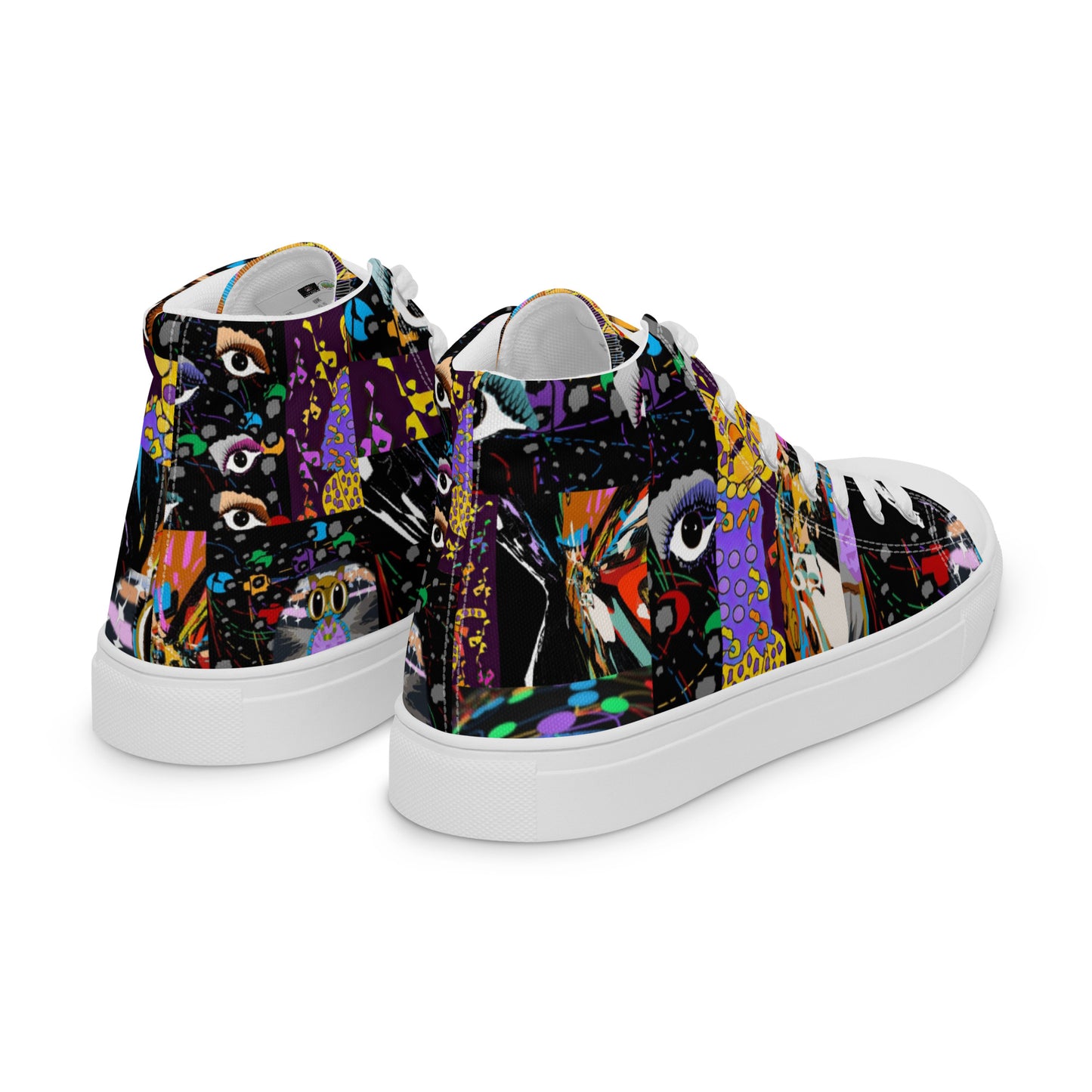 Women’s high top canvas shoes