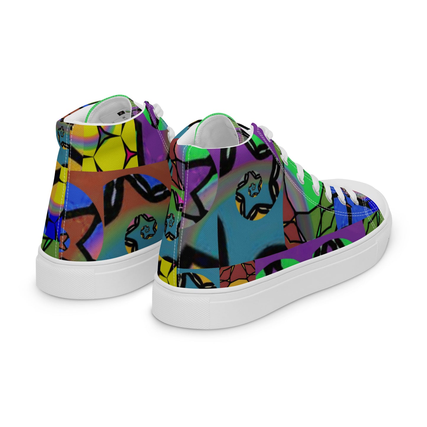 Women’s high top canvas shoes