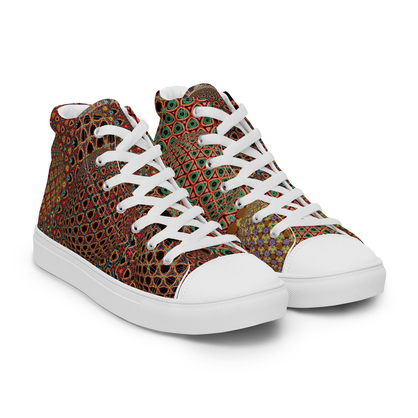 Women’s high top canvas shoes