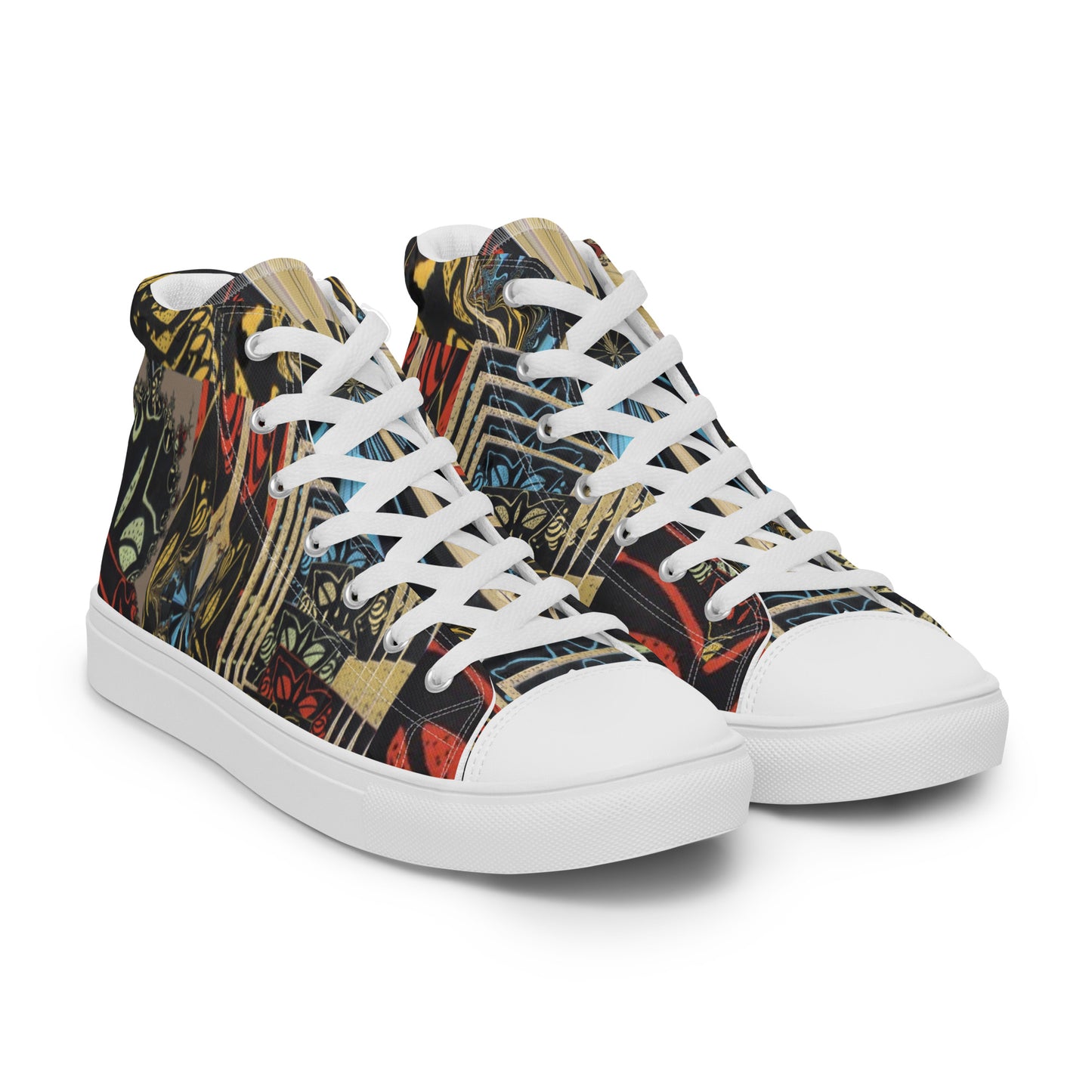 Women’s high top canvas shoes