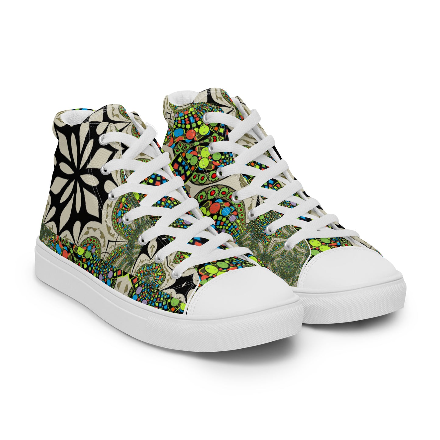 Women’s high top canvas shoes