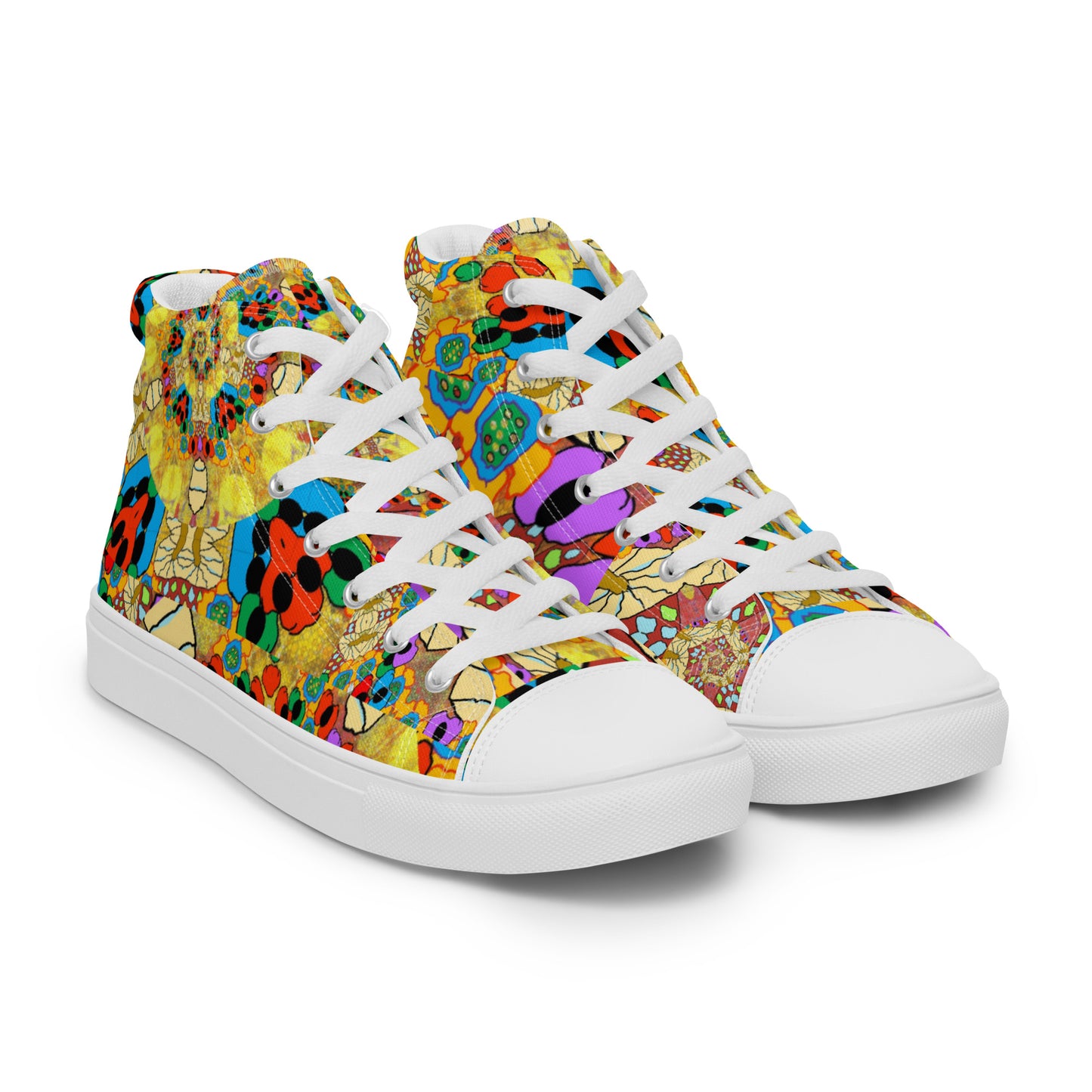 Women’s high top canvas shoes