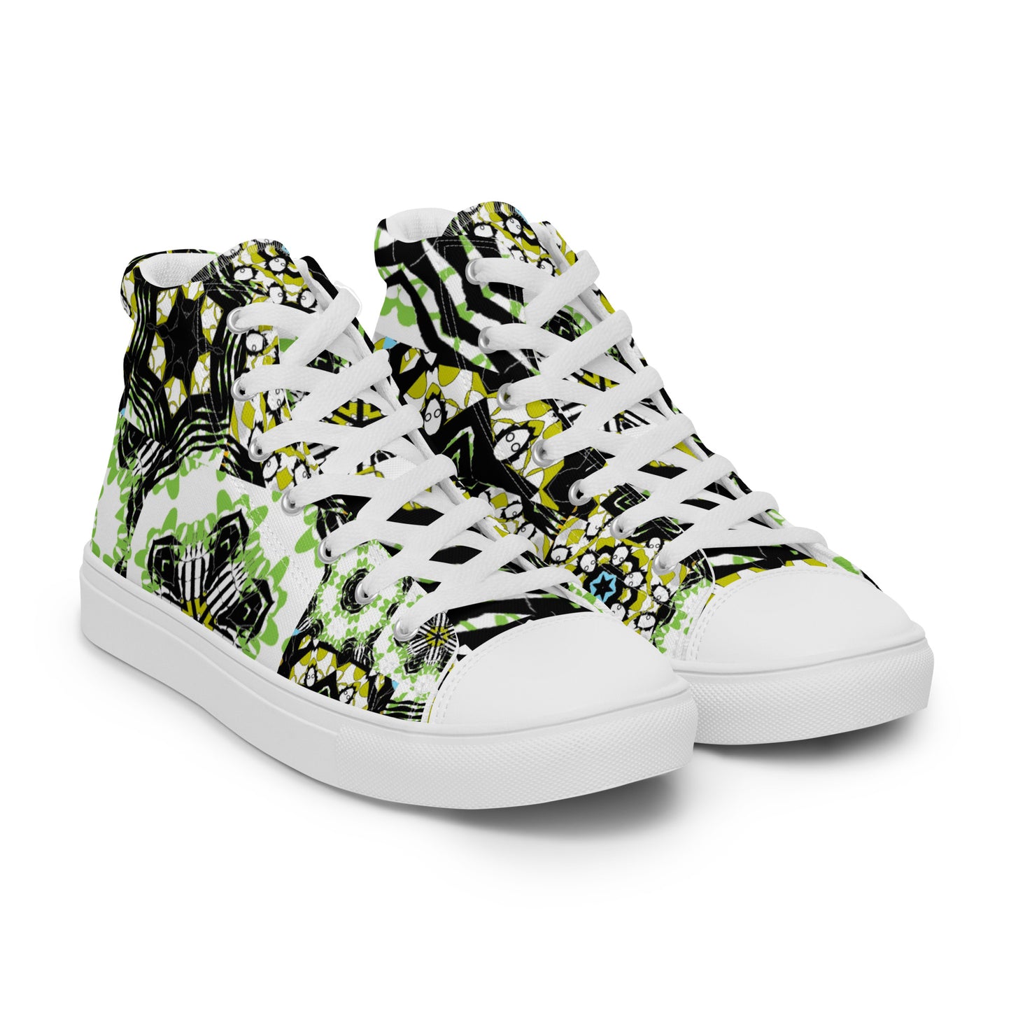 Women’s high top canvas shoes