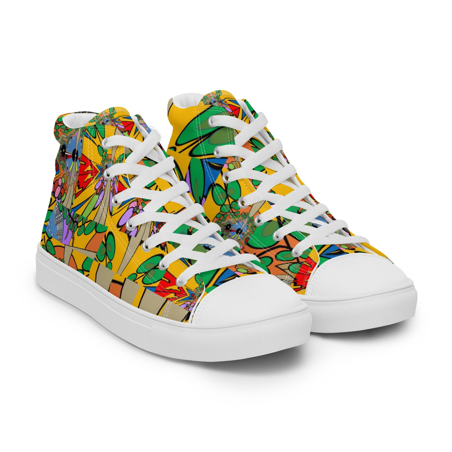 Women’s high top canvas shoes