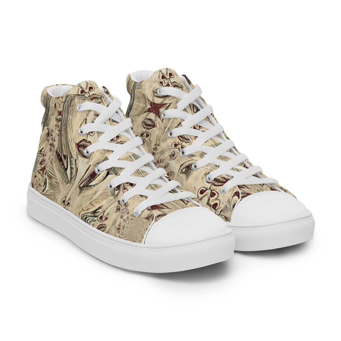 Women’s high top canvas shoes