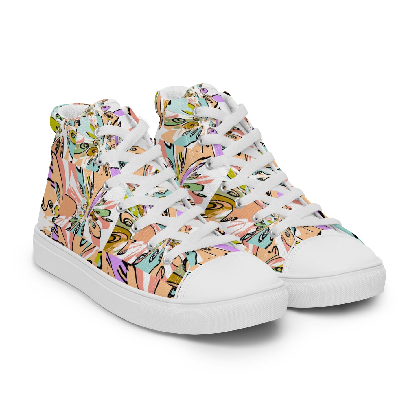 Women’s high top canvas shoes