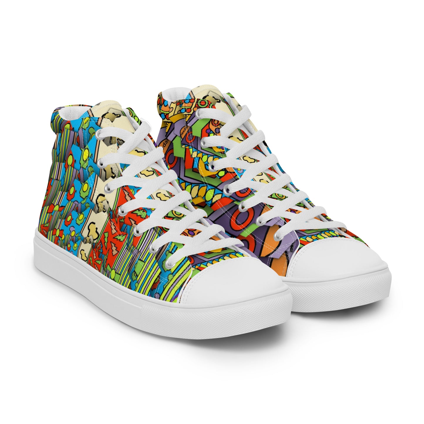 Women’s high top canvas shoes