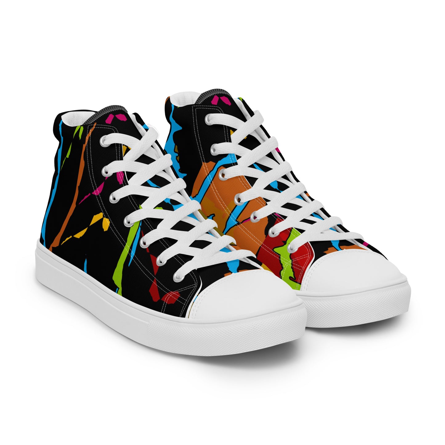 Women’s high top canvas shoes