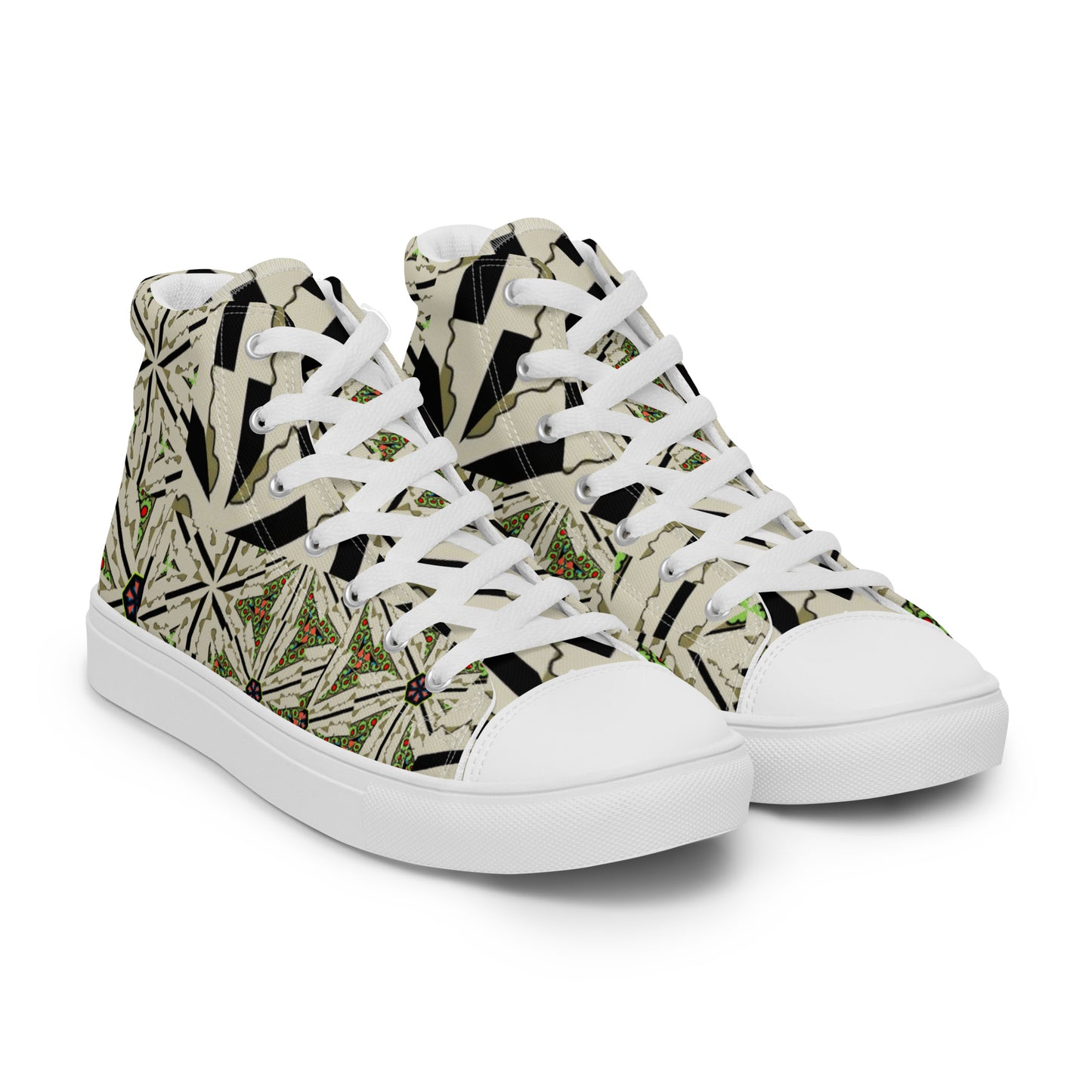 Women’s high top canvas shoes