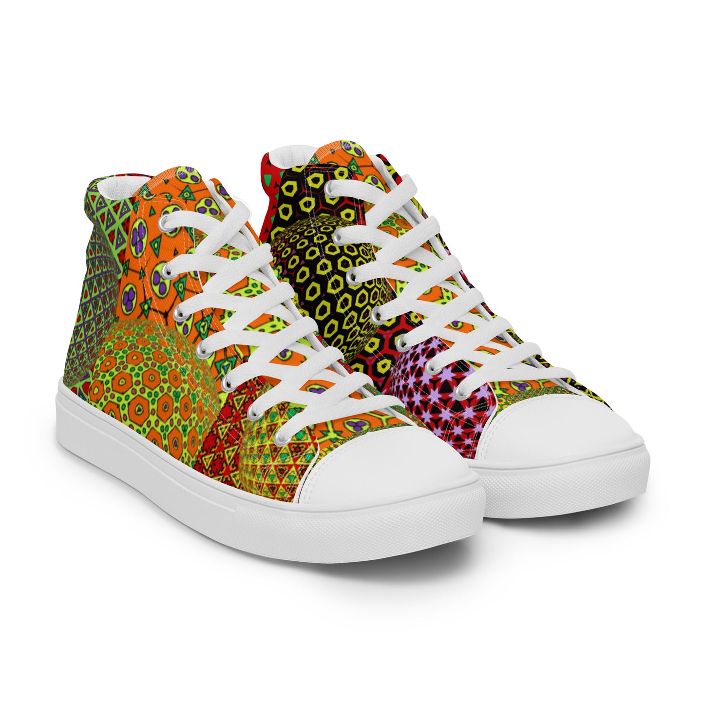 Women’s high top canvas shoes