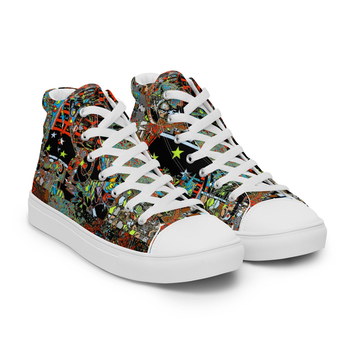 Women’s high top canvas shoes