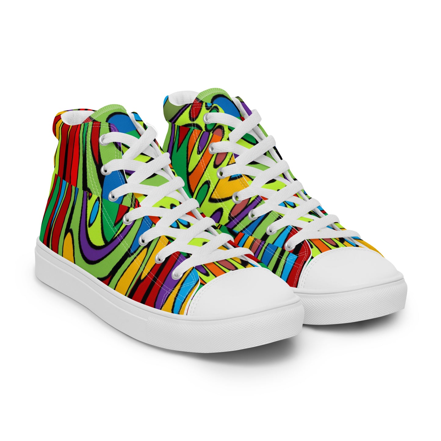 Women’s high top canvas shoes