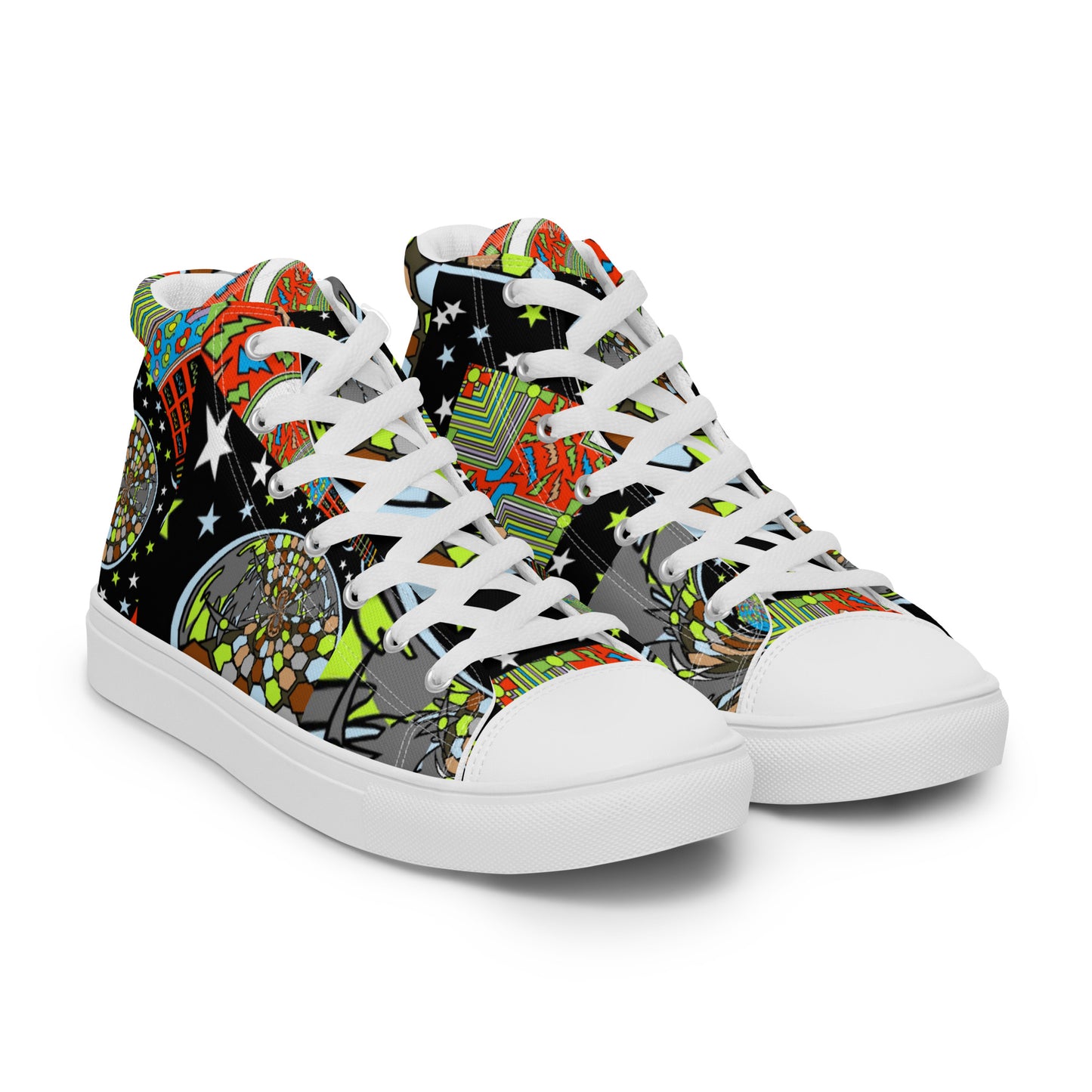 Women’s high top canvas shoes