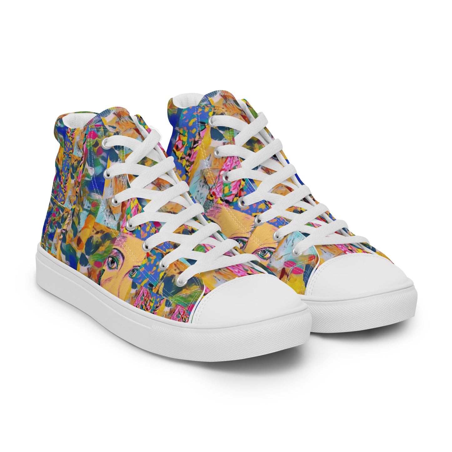 Women’s high top canvas shoes