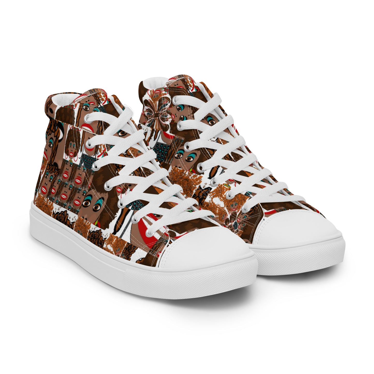 Women’s high top canvas shoes