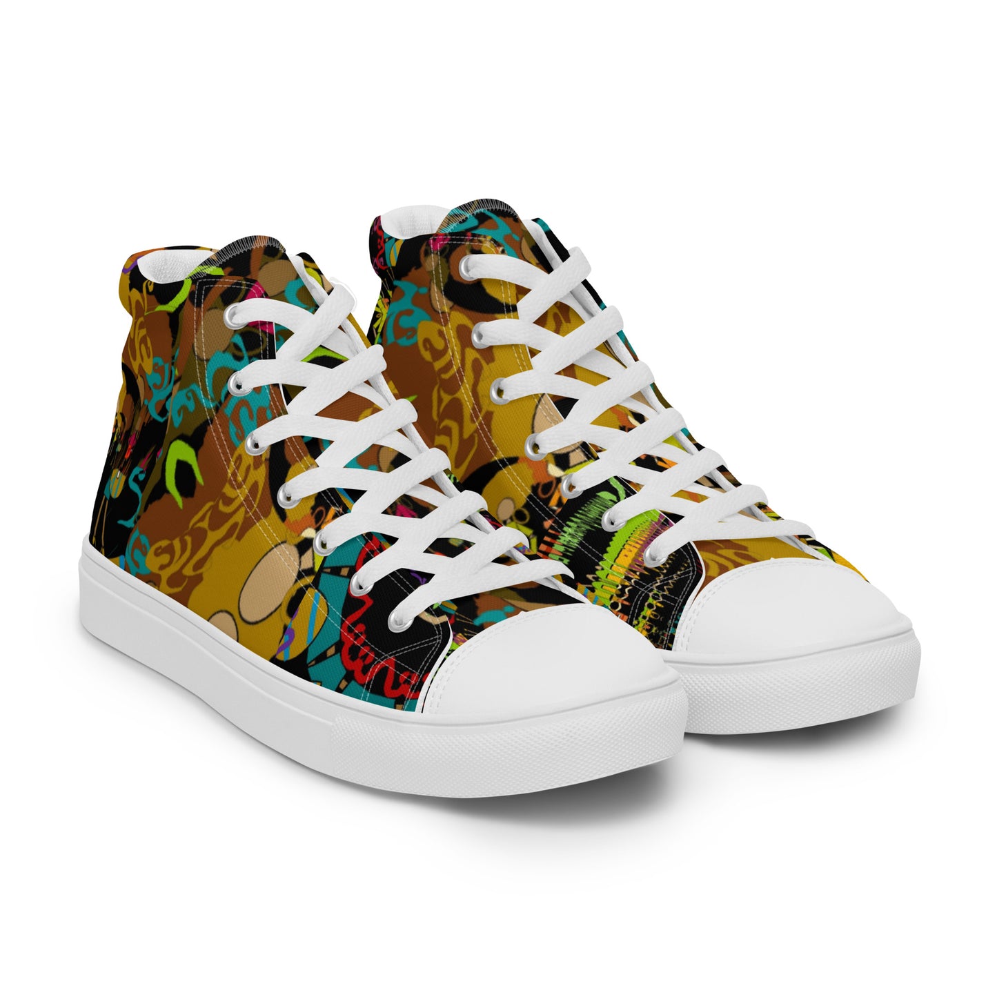 Women’s high top canvas shoes