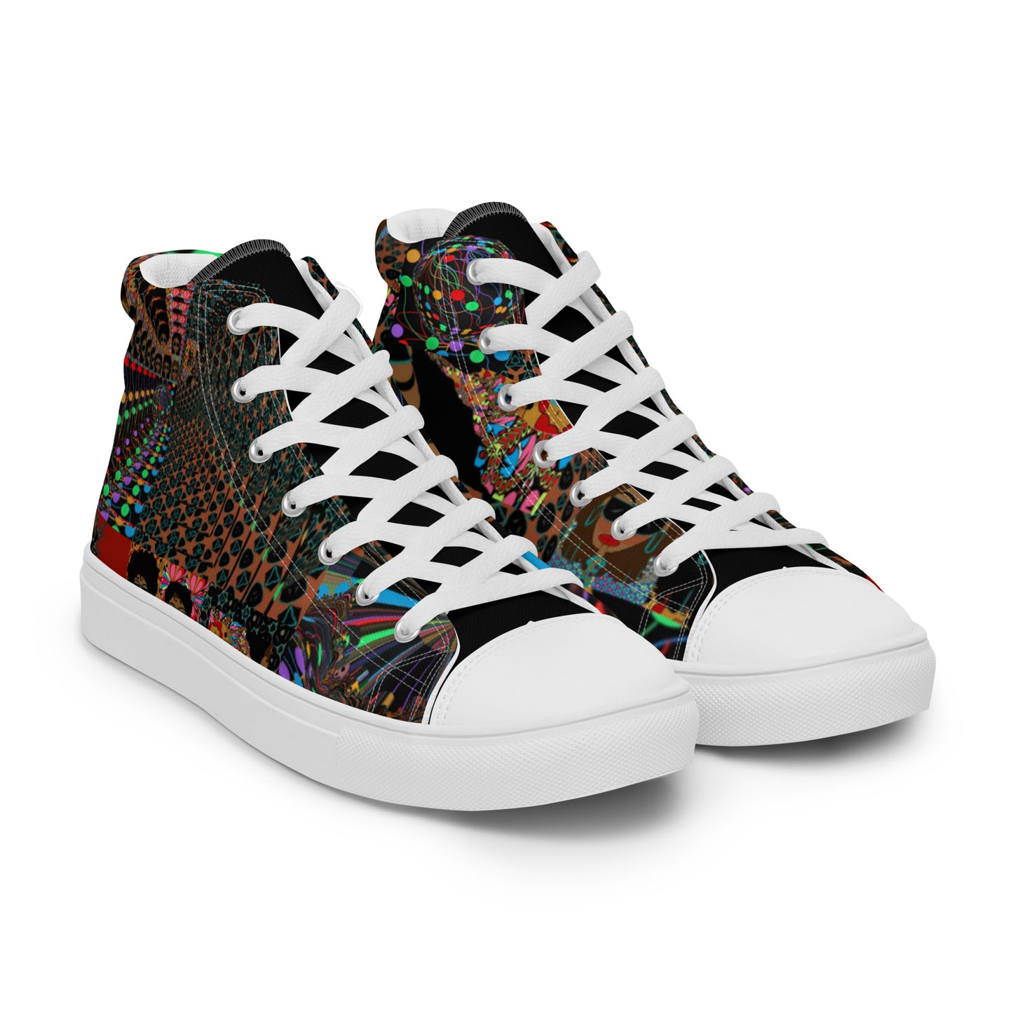 Women’s high top canvas shoes