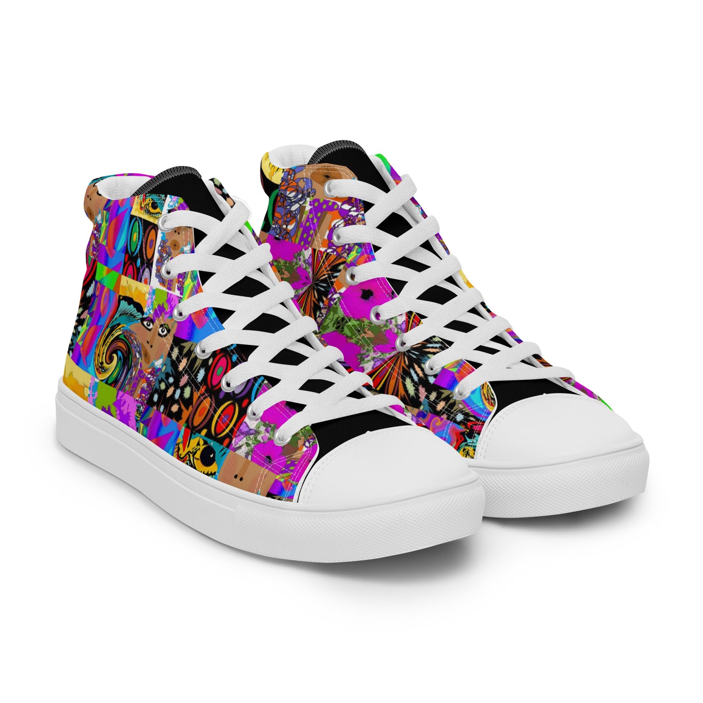 Women’s high top canvas shoes