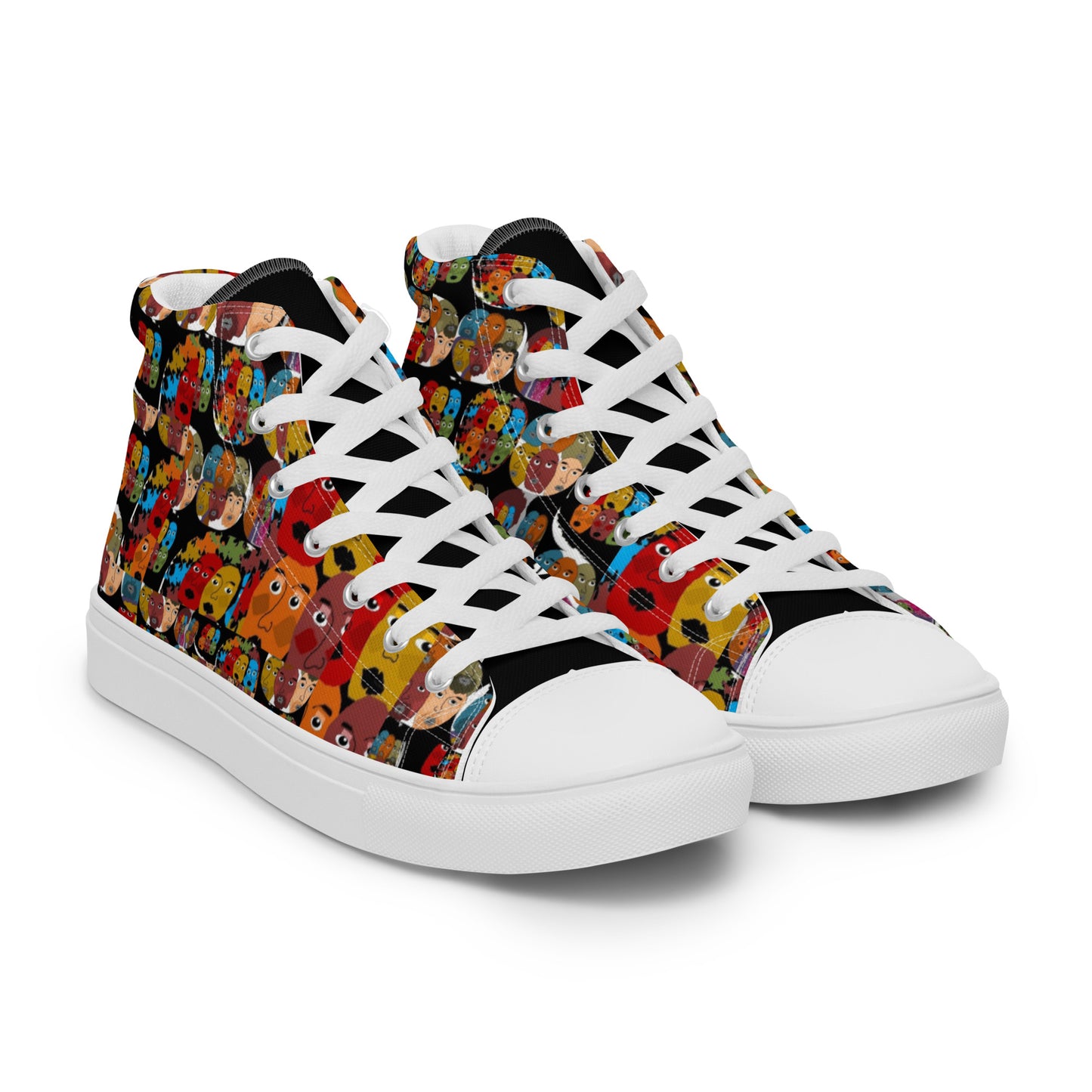 Women’s high top canvas shoes