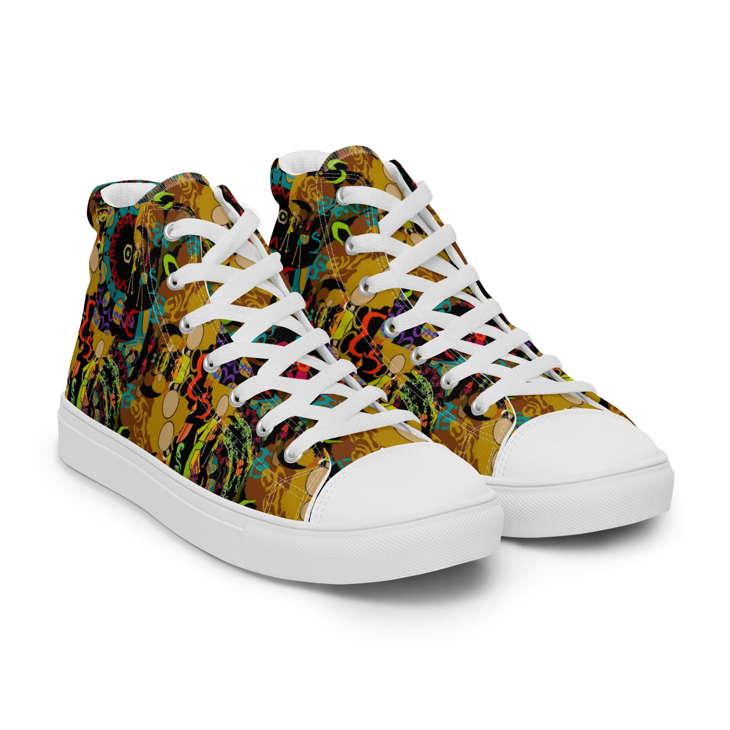 Women’s high top canvas shoes