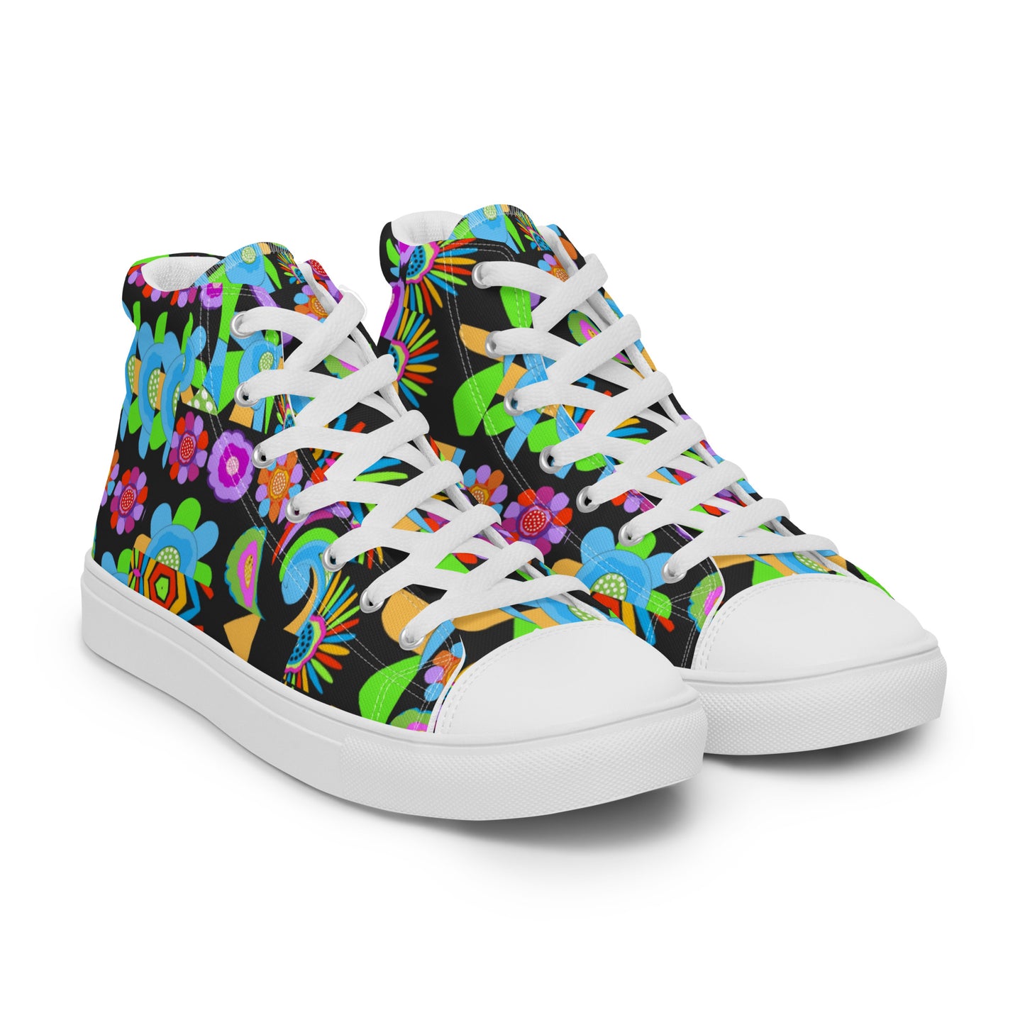 Women’s high top canvas shoes