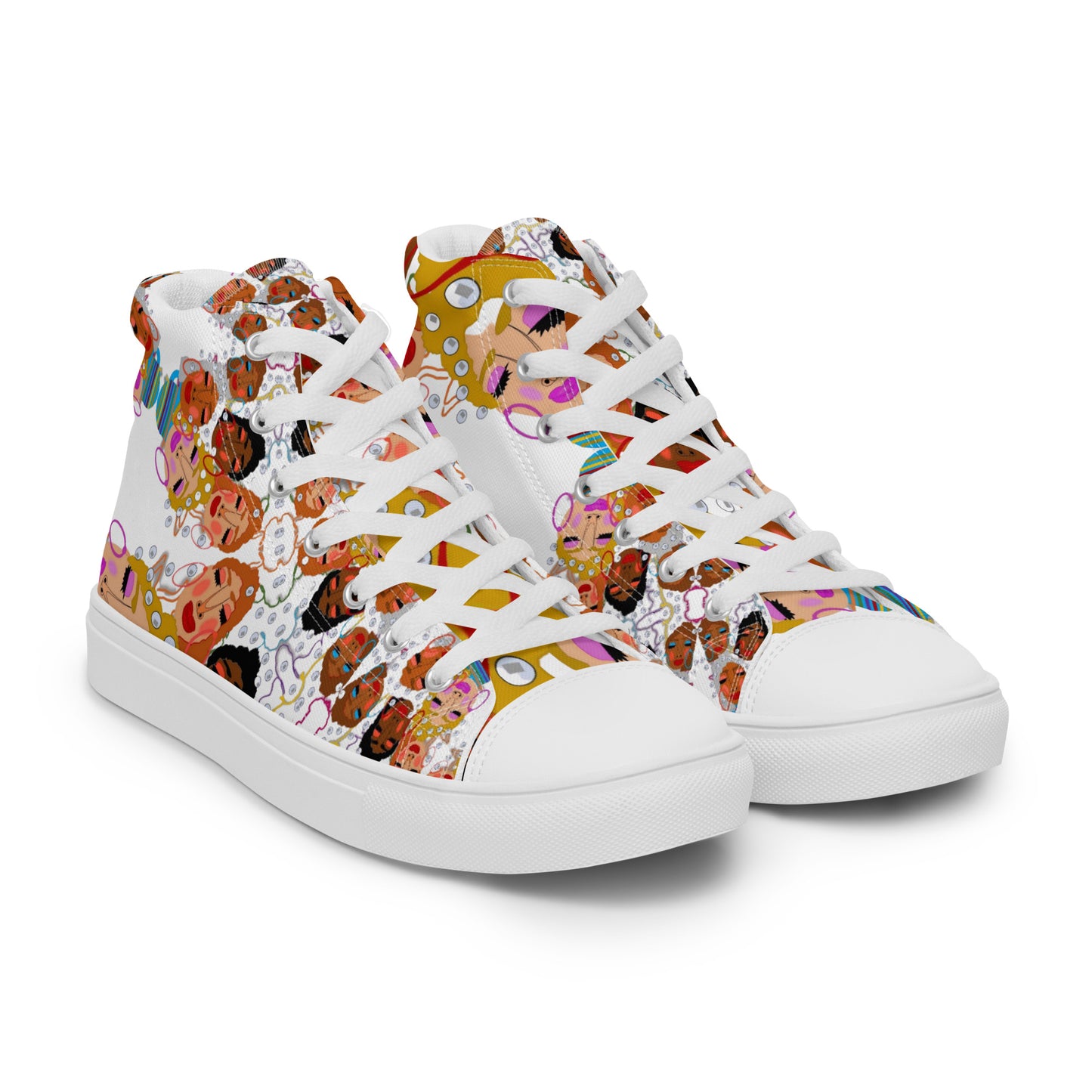 Women’s high top canvas shoes