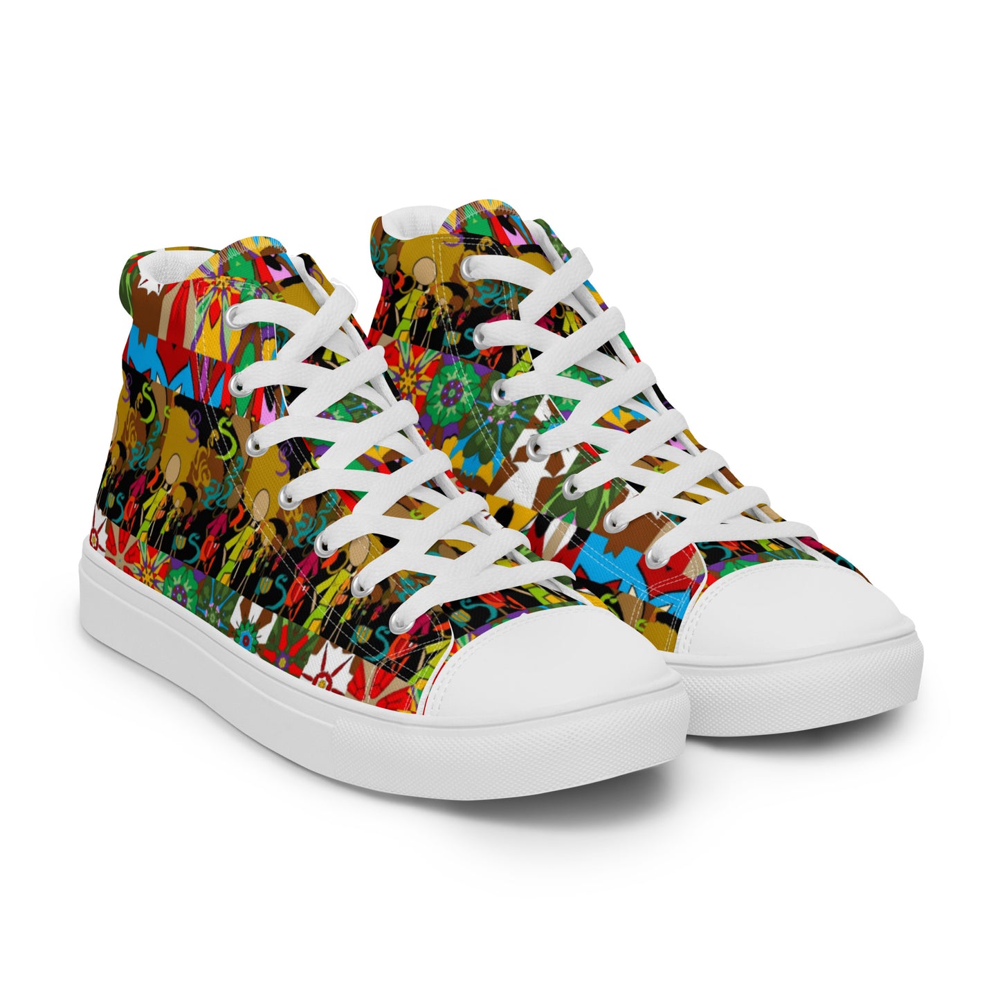 Women’s high top canvas shoes