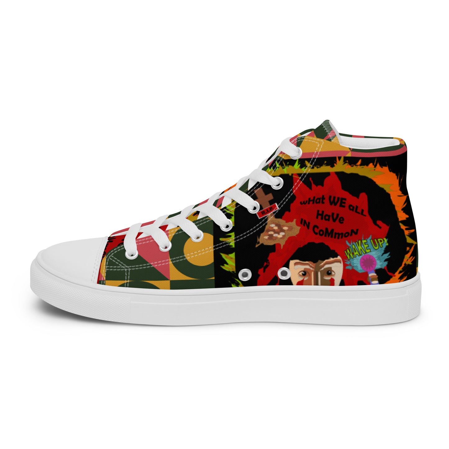 Women’s high top canvas shoes