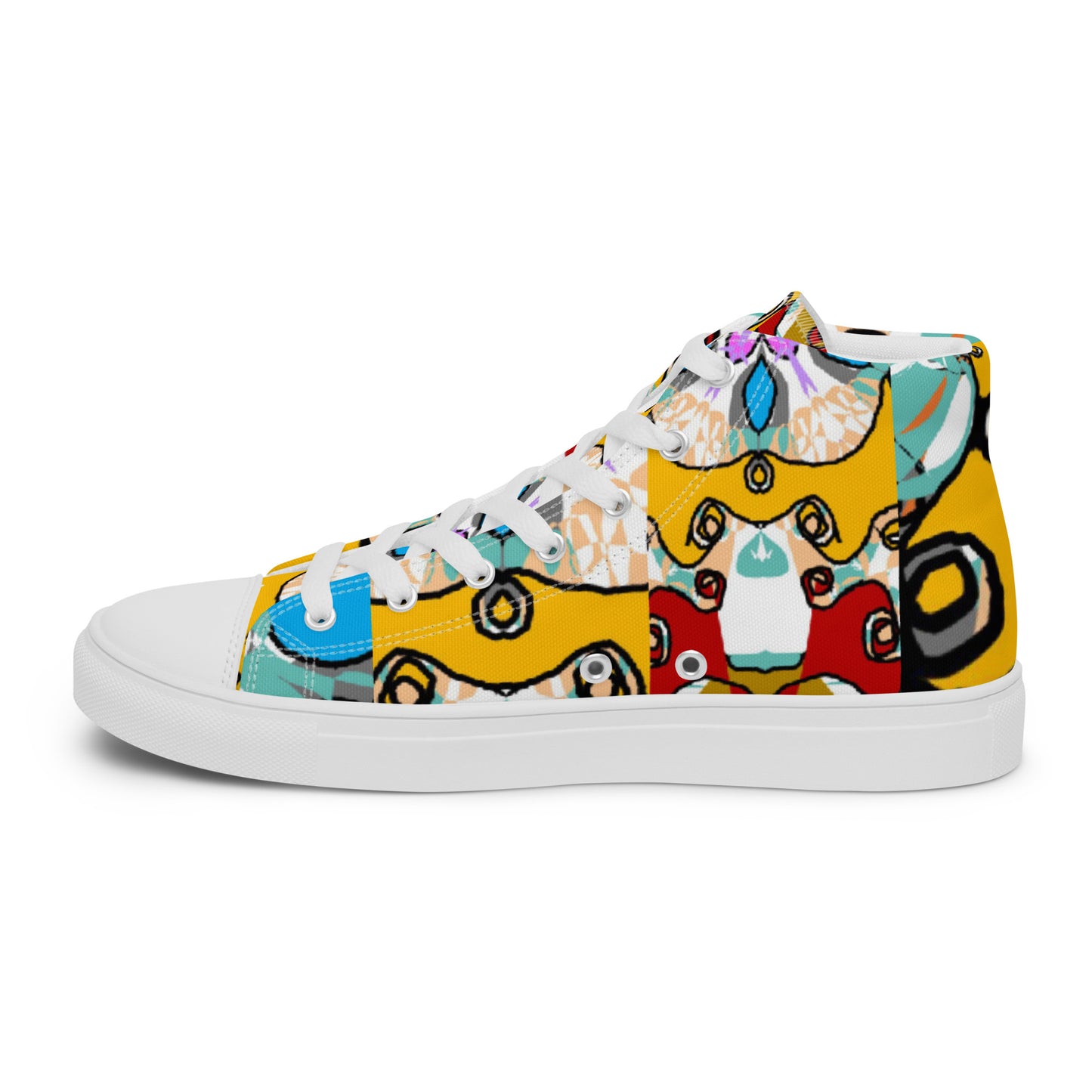 Women’s high top canvas shoes