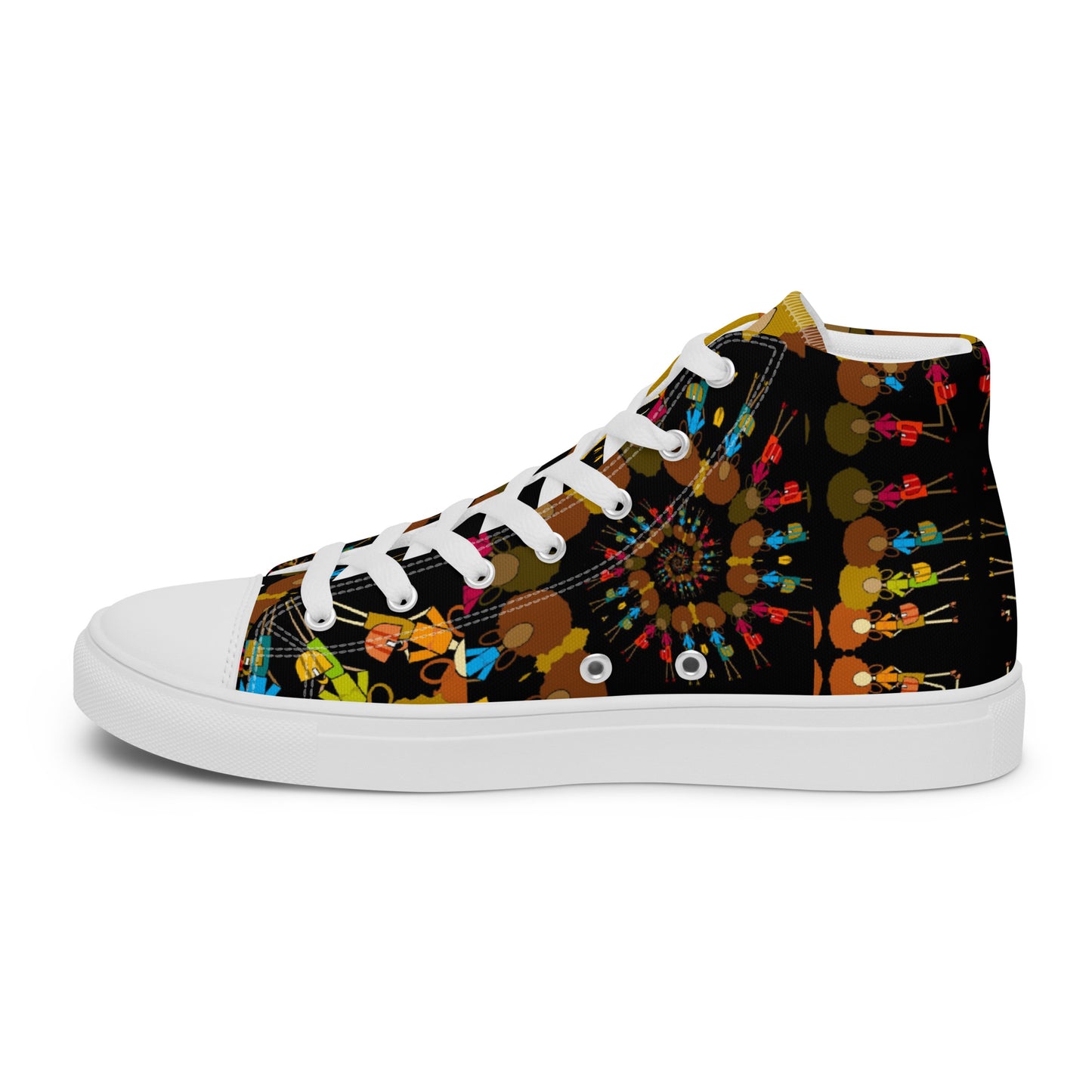 Women’s high top canvas shoes